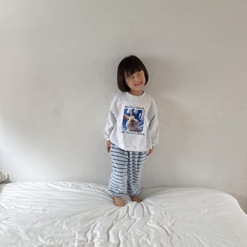 Night Bebe - Korean Children Fashion - #fashionkids - Flying Rabbit Long Sleeve Tee - 11