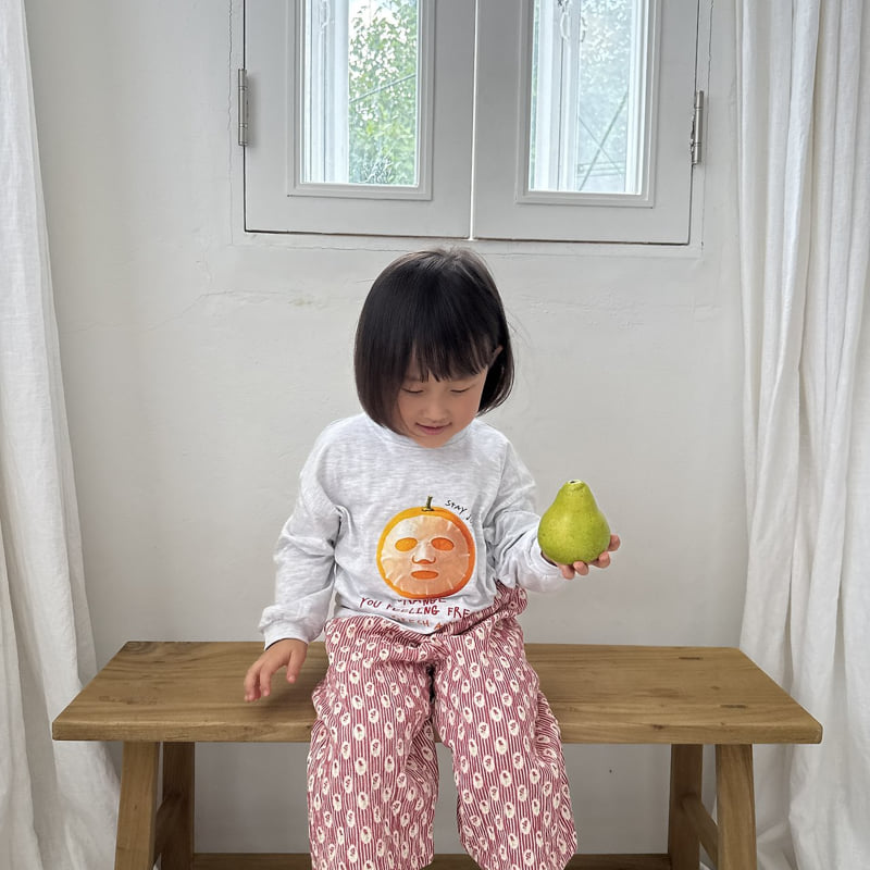 Night Bebe - Korean Children Fashion - #fashionkids - Annoying Orange Long Sleeve Tee - 8