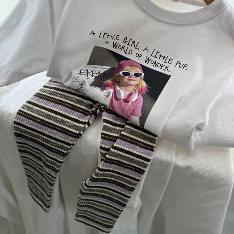 Night Bebe - Korean Children Fashion - #fashionkids - Little Girl Long Sleeve Tee - 7