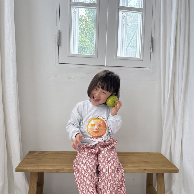 Night Bebe - Korean Children Fashion - #kidsstore - Annoying Orange Long Sleeve Tee - 10