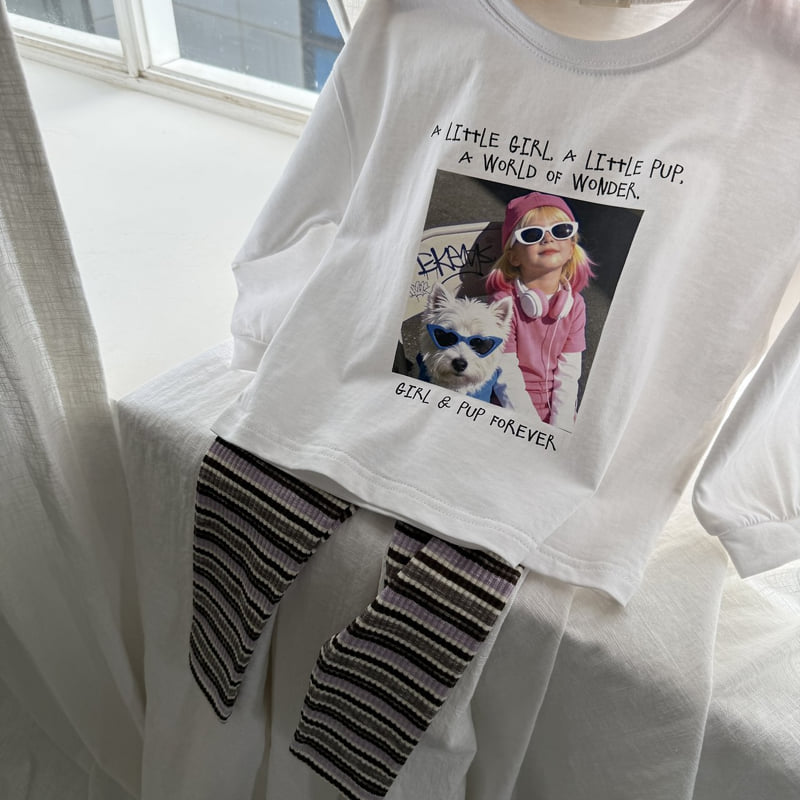 Night Bebe - Korean Children Fashion - #kidsstore - Little Girl Long Sleeve Tee - 9