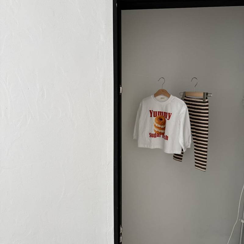 Night Bebe - Korean Children Fashion - #magicofchildhood - Donut Long Sleeve Tee - 3