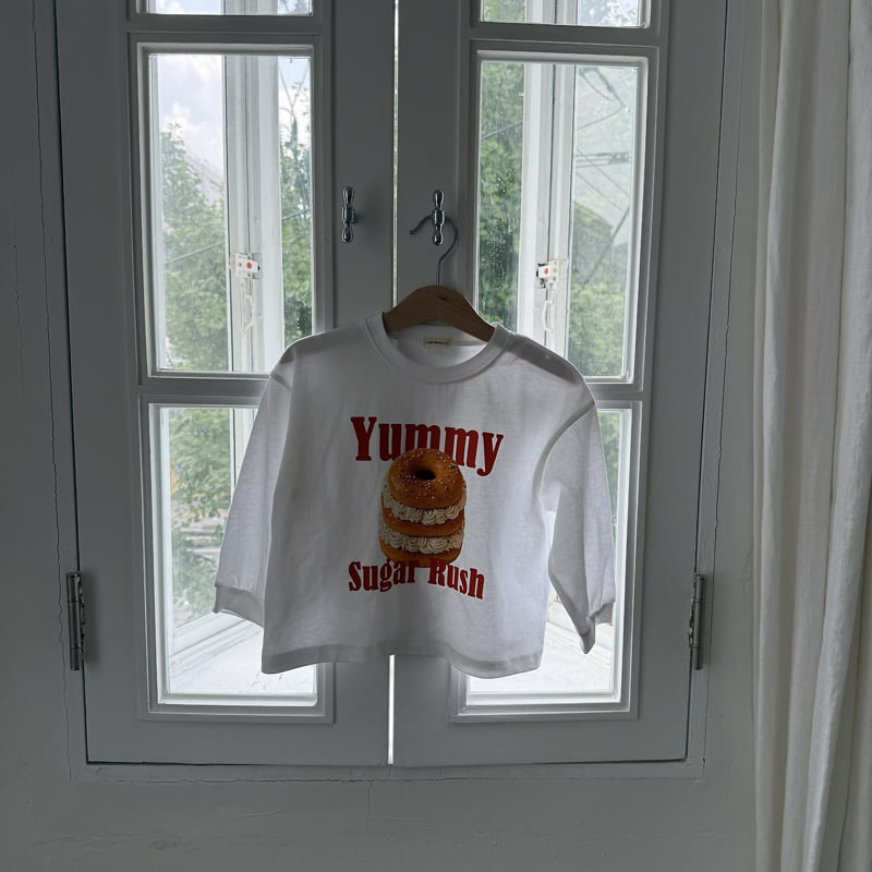 Night Bebe - Korean Children Fashion - #magicofchildhood - Donut Long Sleeve Tee - 4