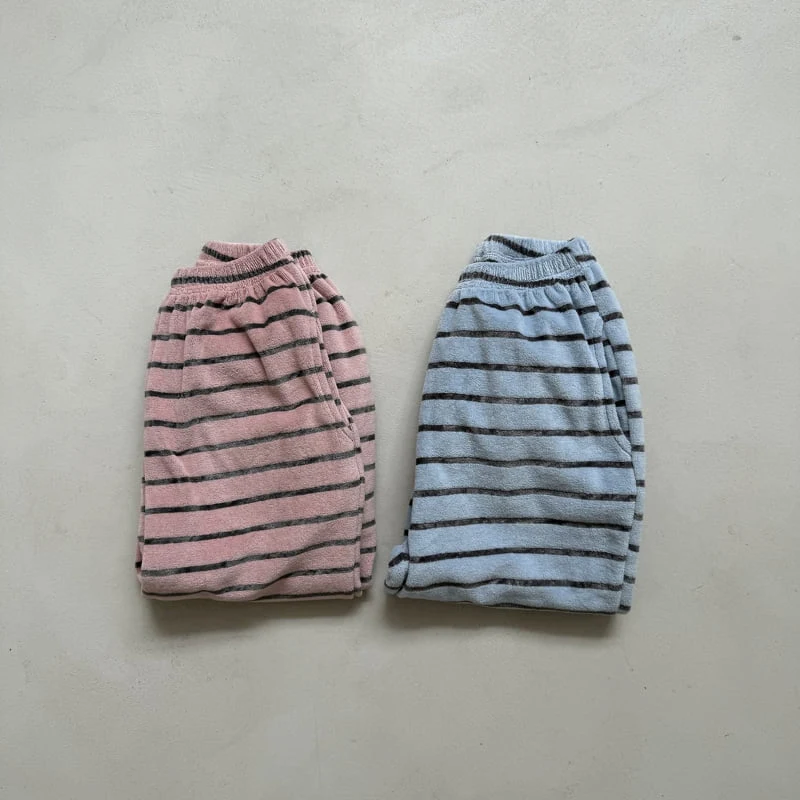 Night Bebe - Korean Children Fashion - #prettylittlegirls - Marne Stripe Jogger Pants - 2