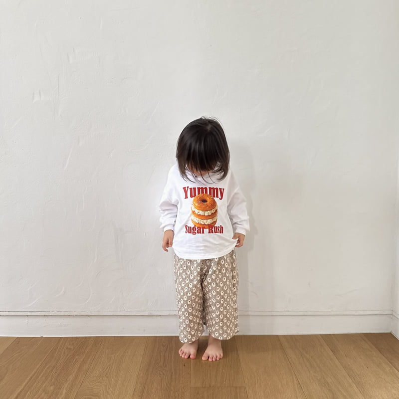 Night Bebe - Korean Children Fashion - #stylishchildhood - Donut Long Sleeve Tee - 8