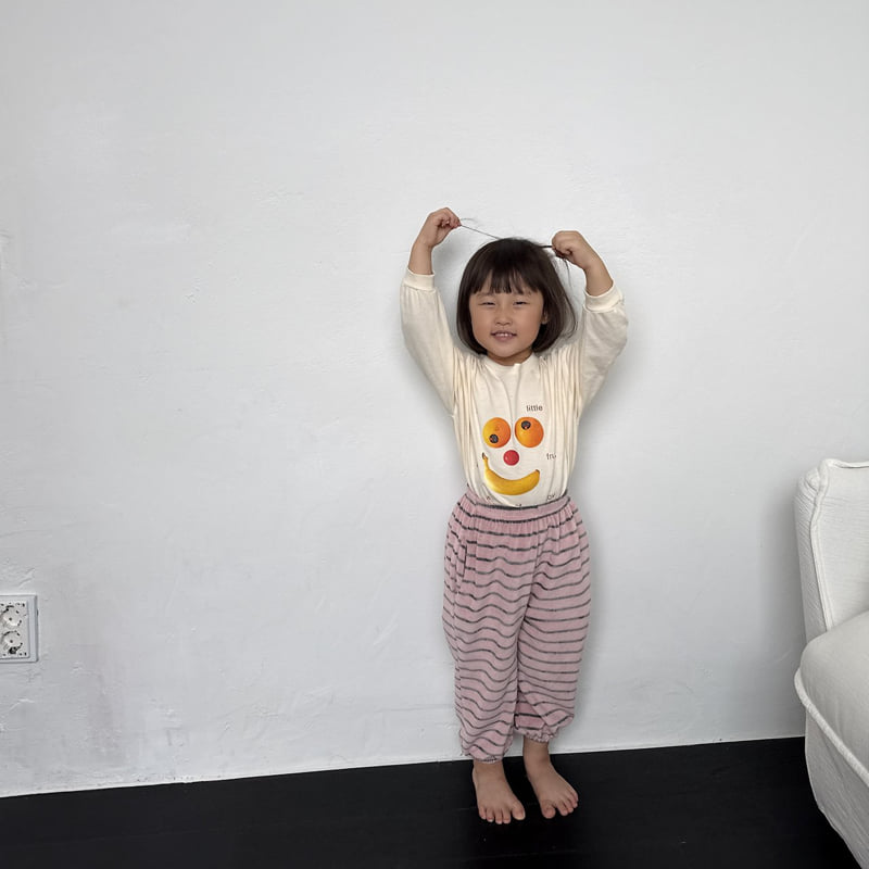 Night Bebe - Korean Children Fashion - #toddlerclothing - Fruit Long Sleeve Tee - 8