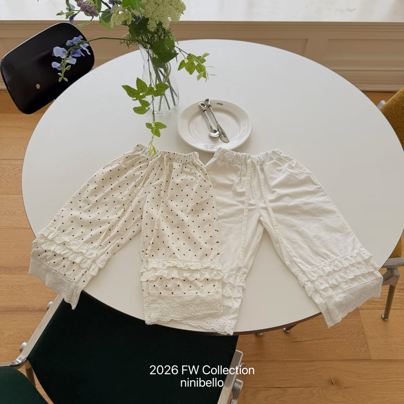 Ninibello - Korean Children Fashion - #childofig - Miel Lace Pants - 8
