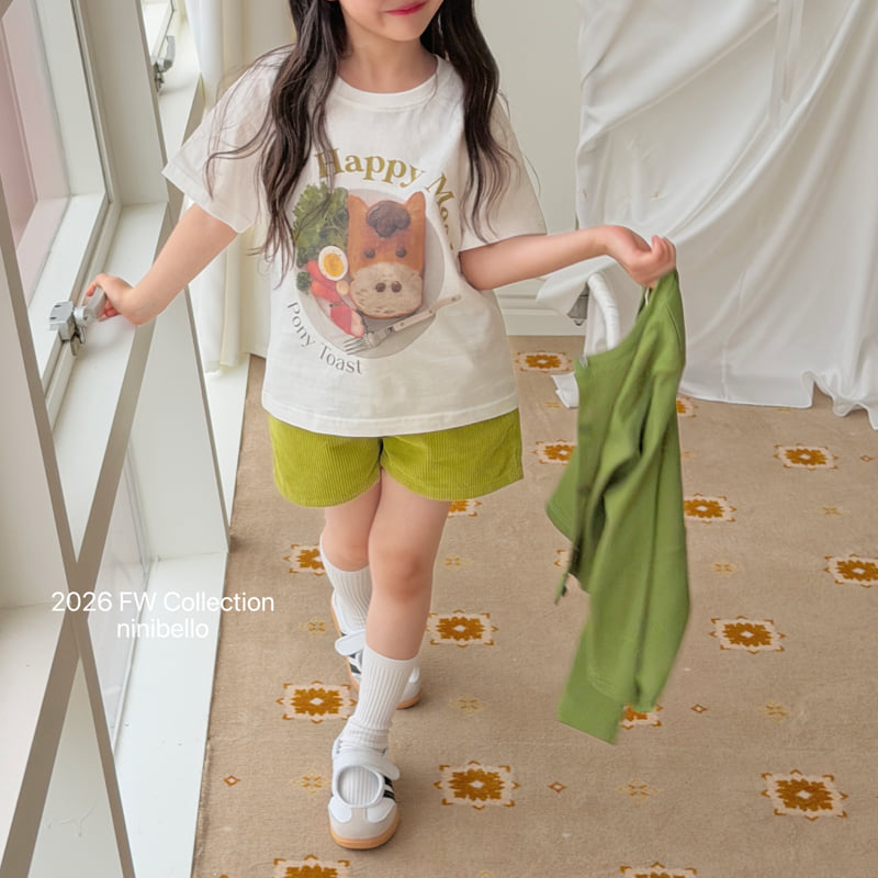 Ninibello - Korean Children Fashion - #stylishchildhood - Peekaboo Corduroy Pants - 4