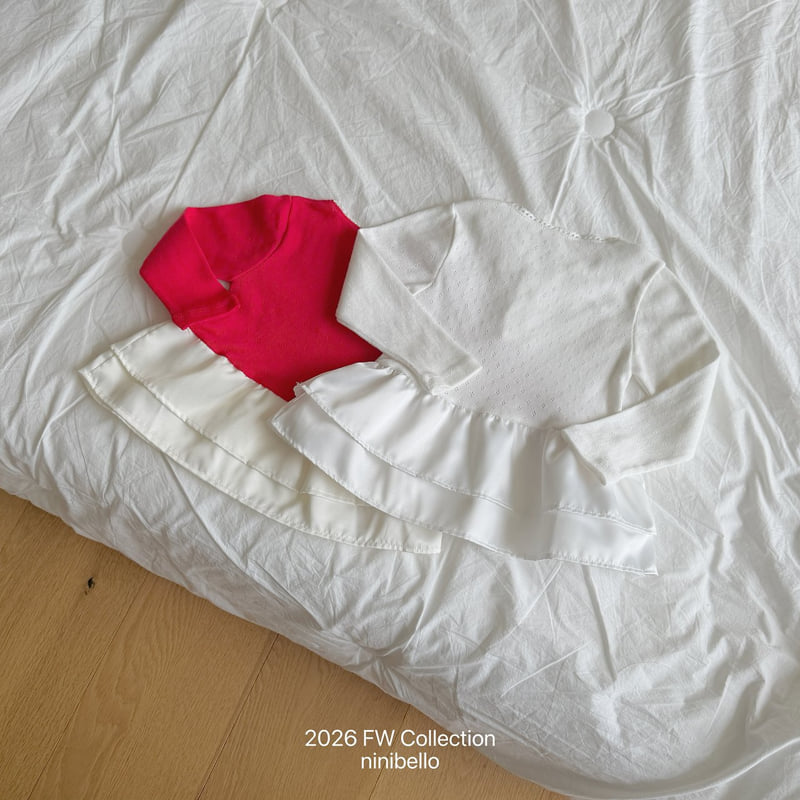 Ninibello - Korean Children Fashion - #childofig - Eyelet Tulip Layered Tee - 5