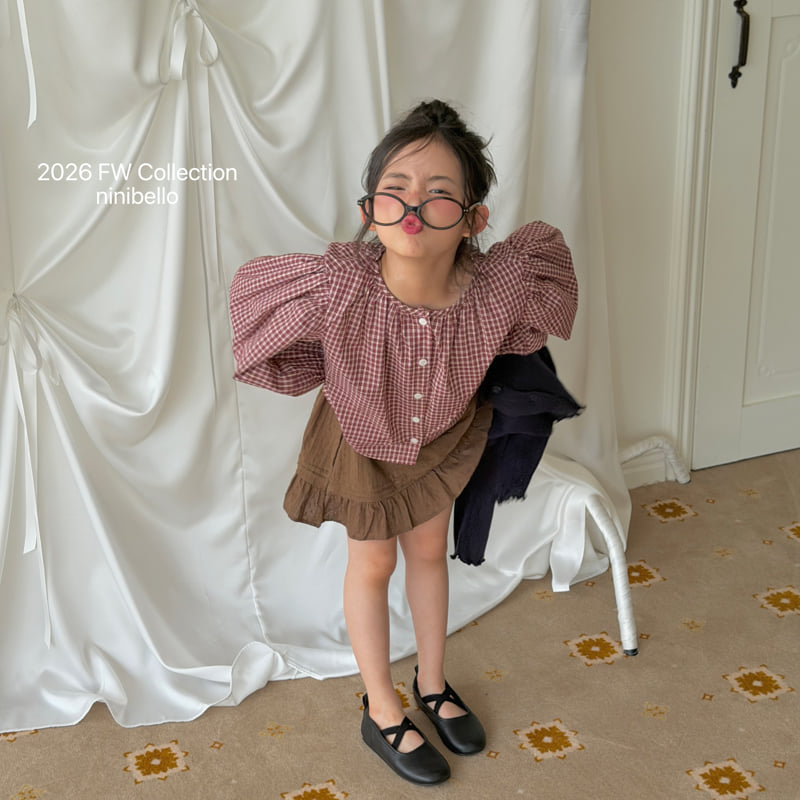 Ninibello - Korean Children Fashion - #childofig - Hazel Puff Blouse - 4