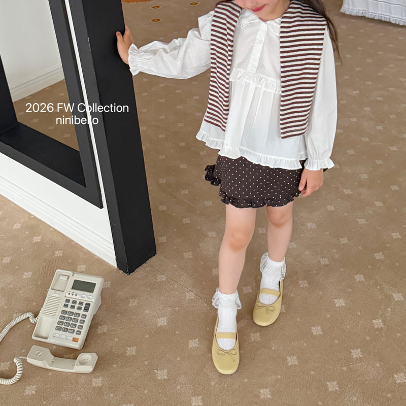 Ninibello - Korean Children Fashion - #childrensboutique - Wendy Collar Blouse - 5