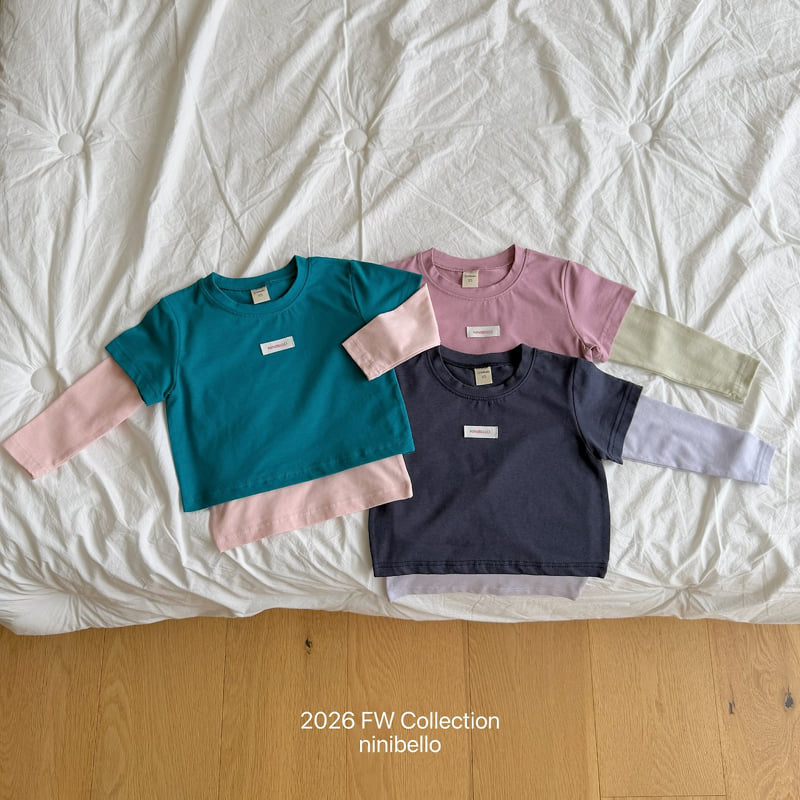 Ninibello - Korean Children Fashion - #childrensboutique - Layered Short Sleeve Tee