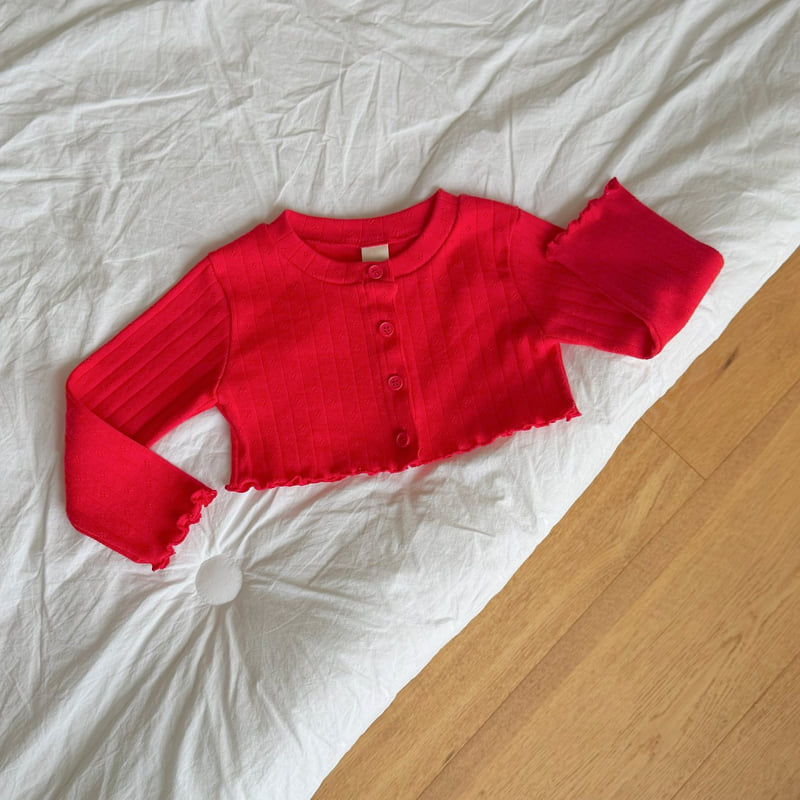 Ninibello - Korean Children Fashion - #childrensboutique - Melville Eyelet Cardigan - 8
