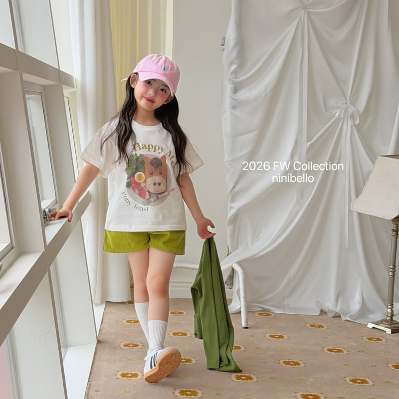Ninibello - Korean Children Fashion - #childrensboutique - Peekaboo Corduroy Pants - 5