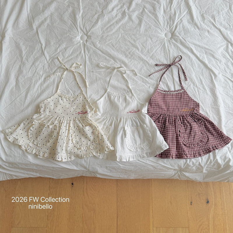 Ninibello - Korean Children Fashion - #childrensboutique - Hazel Apron Dress