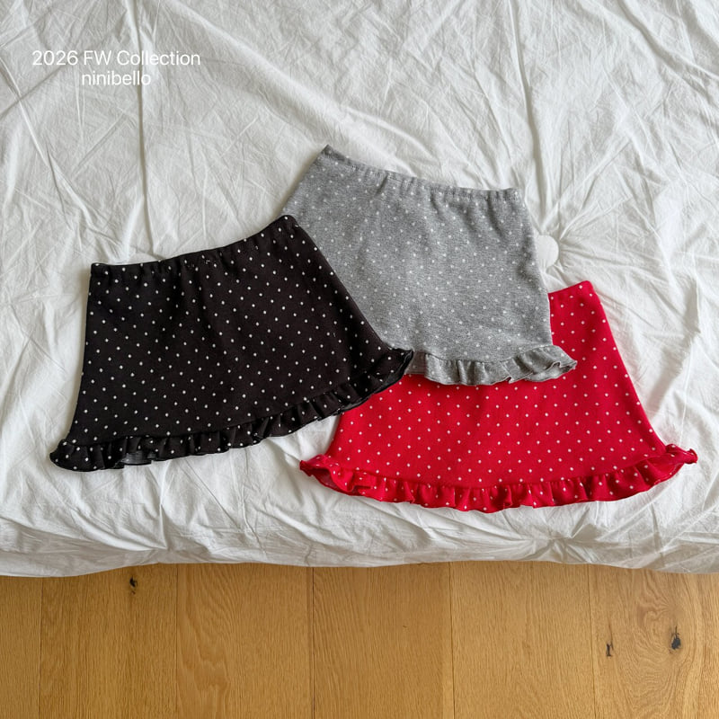 Ninibello - Korean Children Fashion - #designkidswear - Dear Dot Skirt - 8