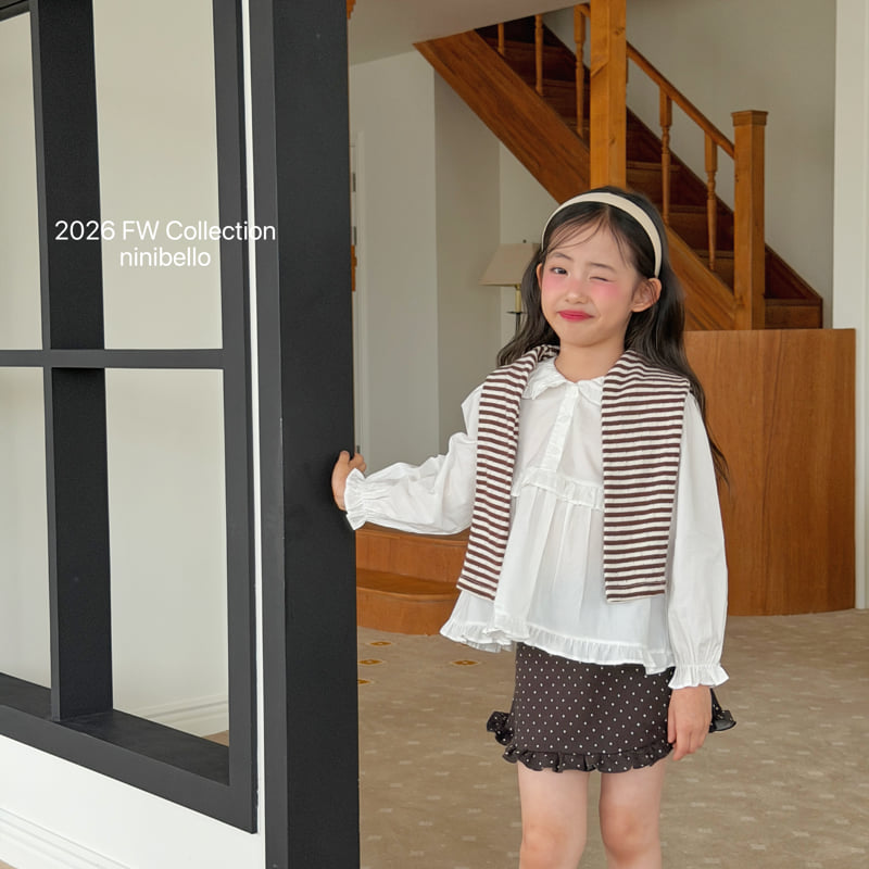 Ninibello - Korean Children Fashion - #designkidswear - Wendy Collar Blouse - 6