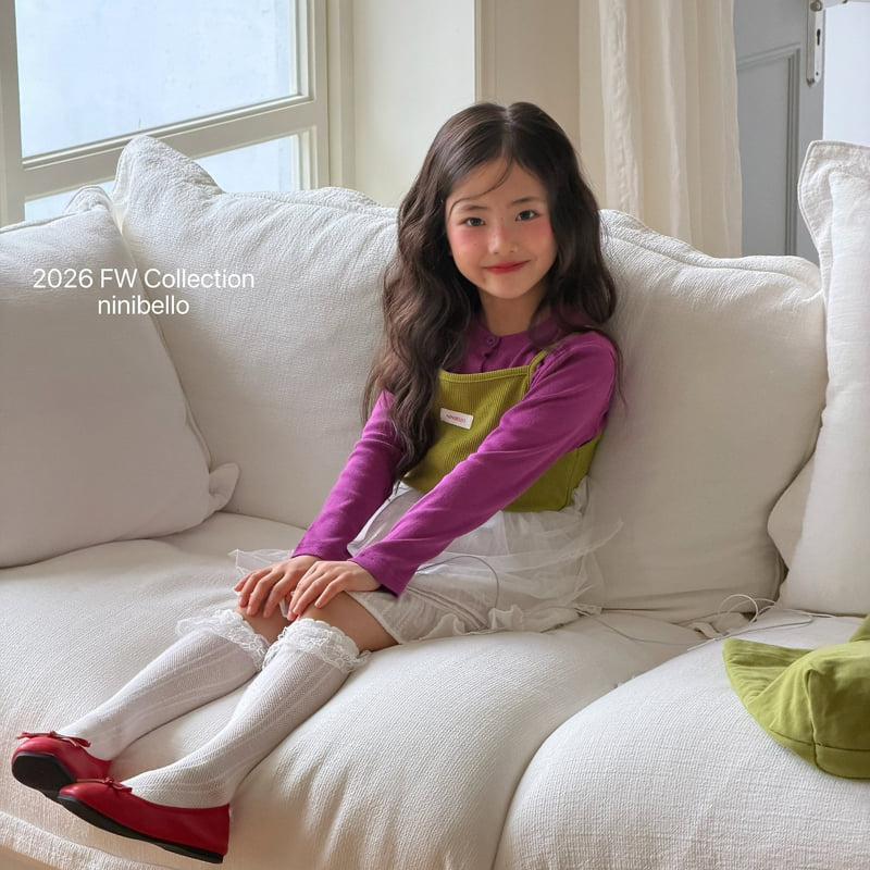 Ninibello - Korean Children Fashion - #designkidswear - Viv Ribbed Sleeveless Top - 12