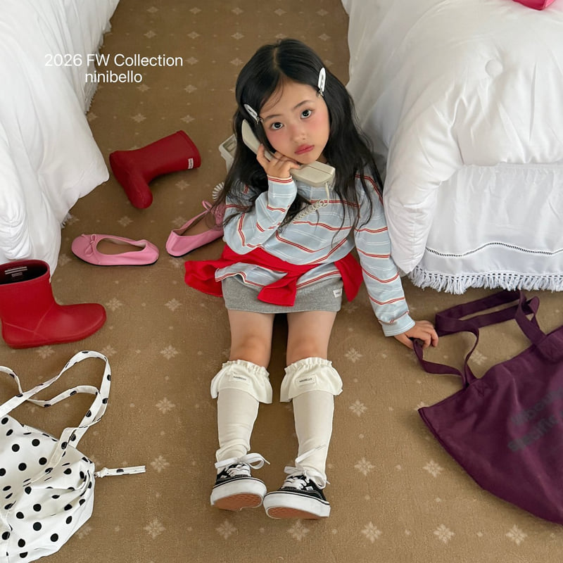 Ninibello - Korean Children Fashion - #designkidswear - Vivi Eyelet Skirt - 11