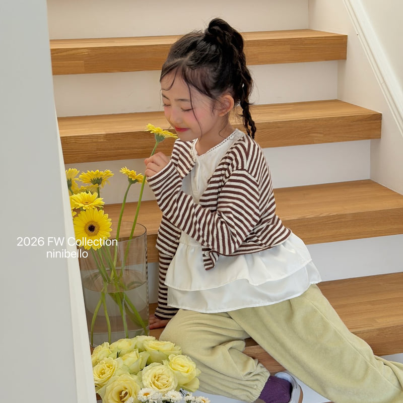Ninibello - Korean Children Fashion - #designkidswear - Tommy Stripe Cardigan - 5