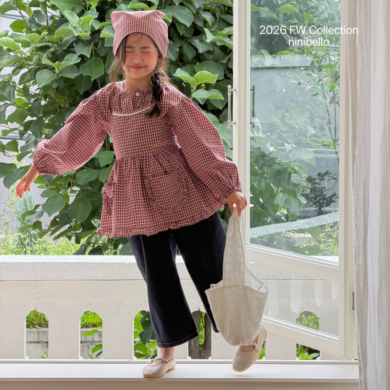 Ninibello - Korean Children Fashion - #designkidswear - Tommy Heart Denim Pants - 4
