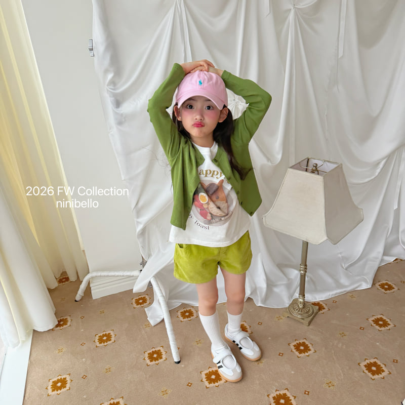 Ninibello - Korean Children Fashion - #discoveringself - Peekaboo Corduroy Pants - 7