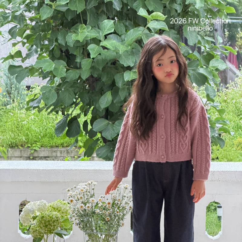 Ninibello - Korean Children Fashion - #discoveringself - Mauve Knit Cardigan - 7