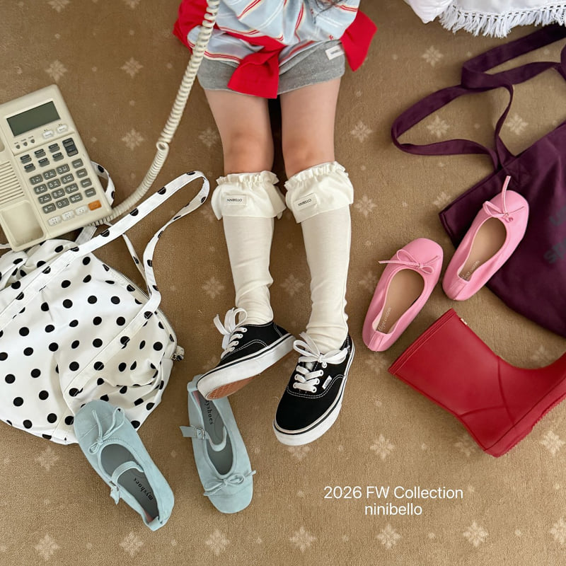 Ninibello - Korean Children Fashion - #designkidswear - Pintuck Frill Socks - 4