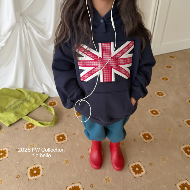 Ninibello - Korean Children Fashion - #fashionkids - London Patch Hoodie - 8