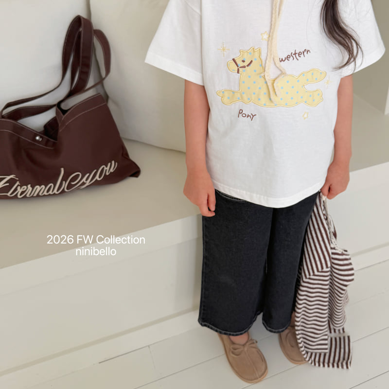 Ninibello - Korean Children Fashion - #discoveringself - Penny Pocket Denim Pants - 4