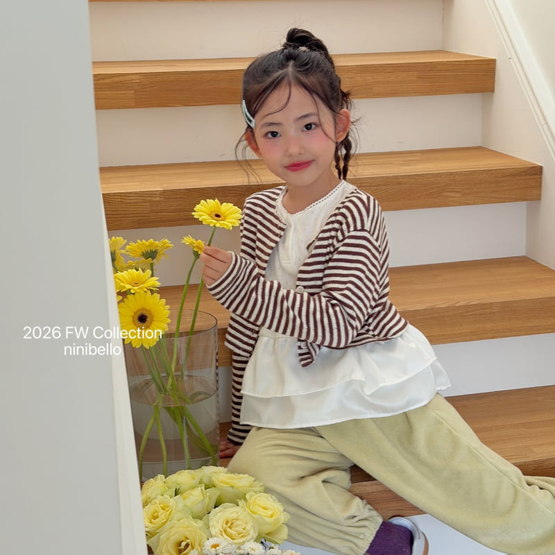 Ninibello - Korean Children Fashion - #fashionkids - Tommy Stripe Cardigan - 7