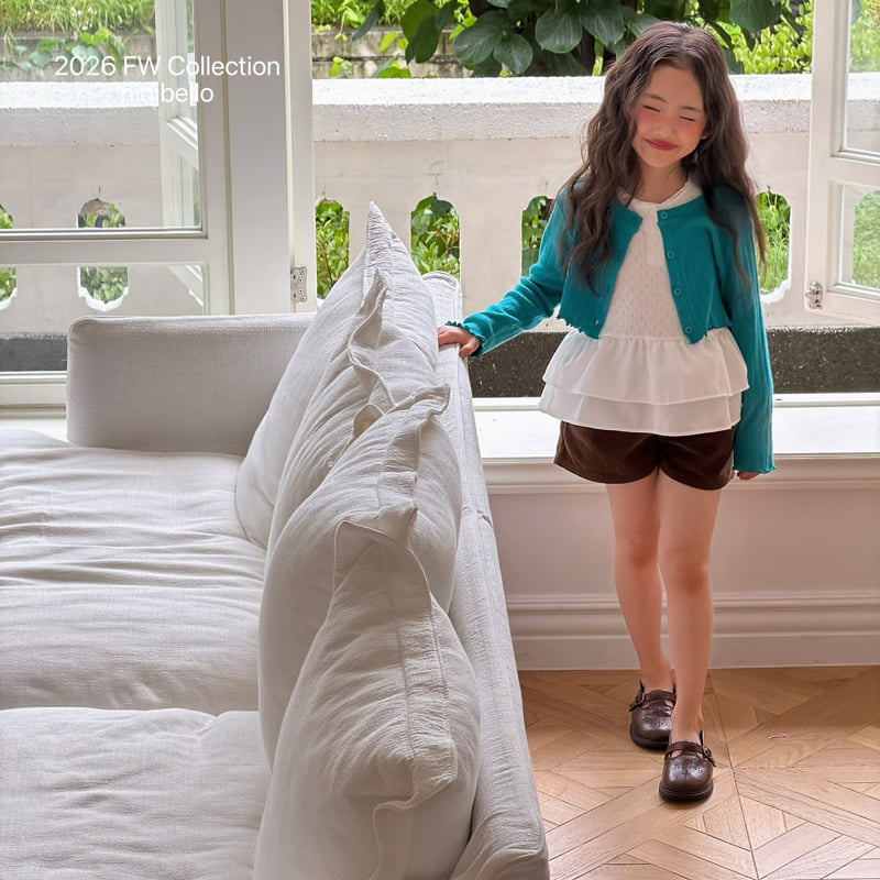 Ninibello - Korean Children Fashion - #fashionkids - Eyelet Tulip Layered Tee - 10