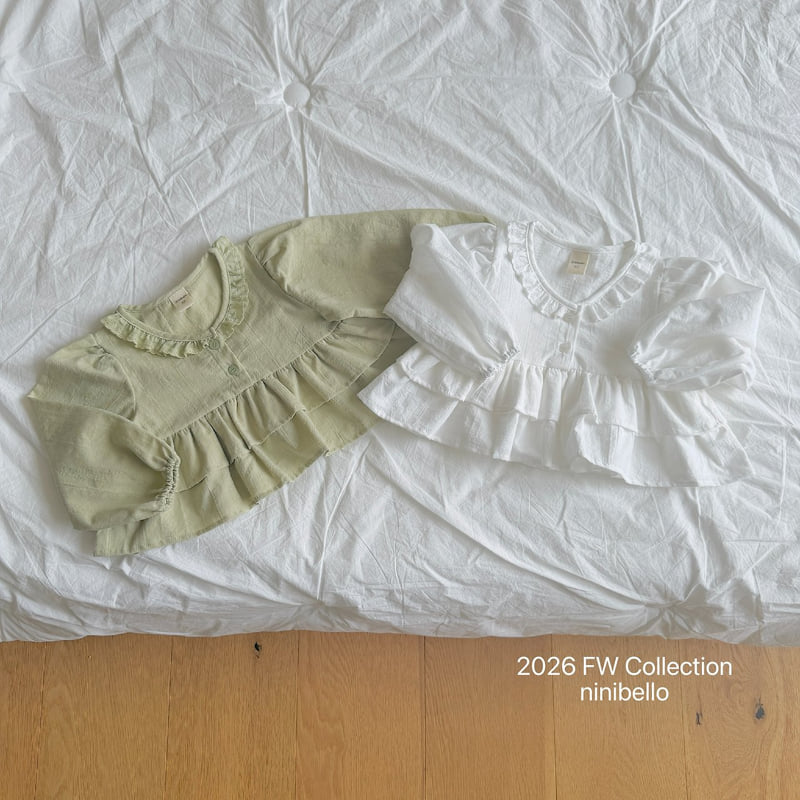 Ninibello - Korean Children Fashion - #fashionkids - Monet Lace Blouse