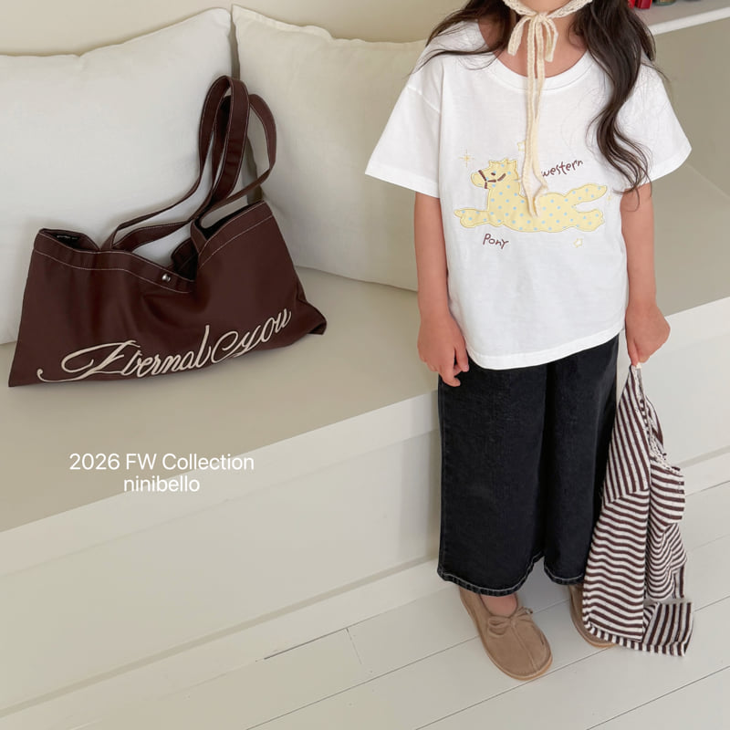 Ninibello - Korean Children Fashion - #kidsshorts - Penny Pocket Denim Pants - 5