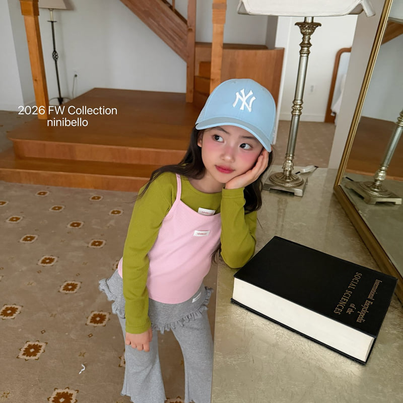 Ninibello - Korean Children Fashion - #kidsshorts - Viv Ribbed Tee - 7