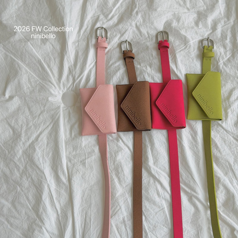 Ninibello - Korean Children Fashion - #kidsshorts - Suede Belt Bag - 10