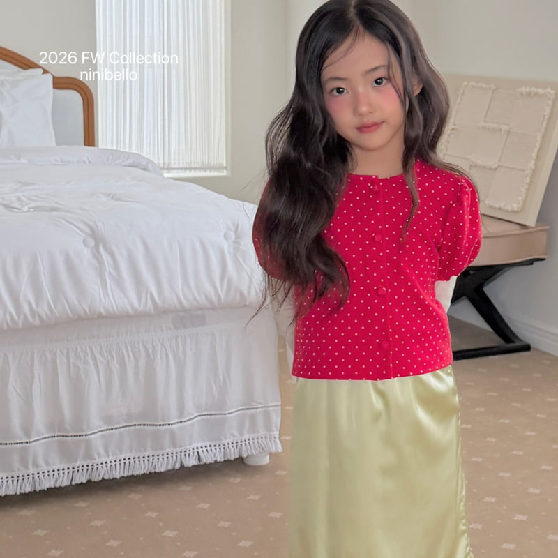 Ninibello - Korean Children Fashion - #kidsshorts - Dear Dot Cardigan - 12