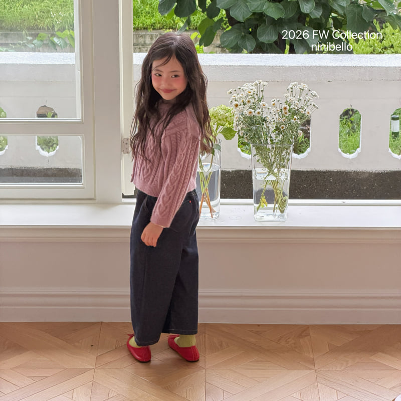 Ninibello - Korean Children Fashion - #kidsshorts - Mauve Knit Cardigan - 9