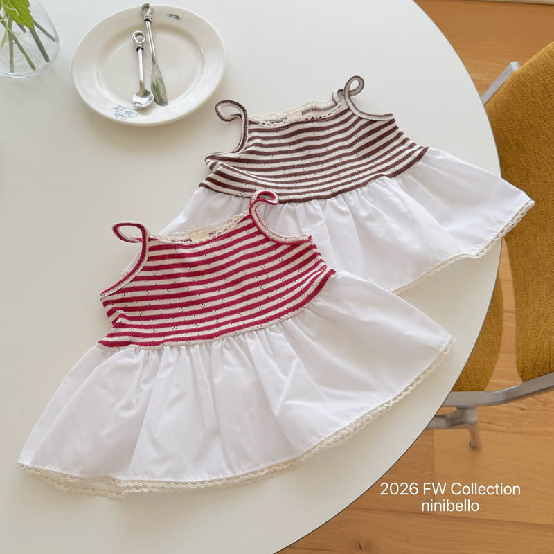 Ninibello - Korean Children Fashion - #fashionkids - Tommy Stripe Bustier - 4