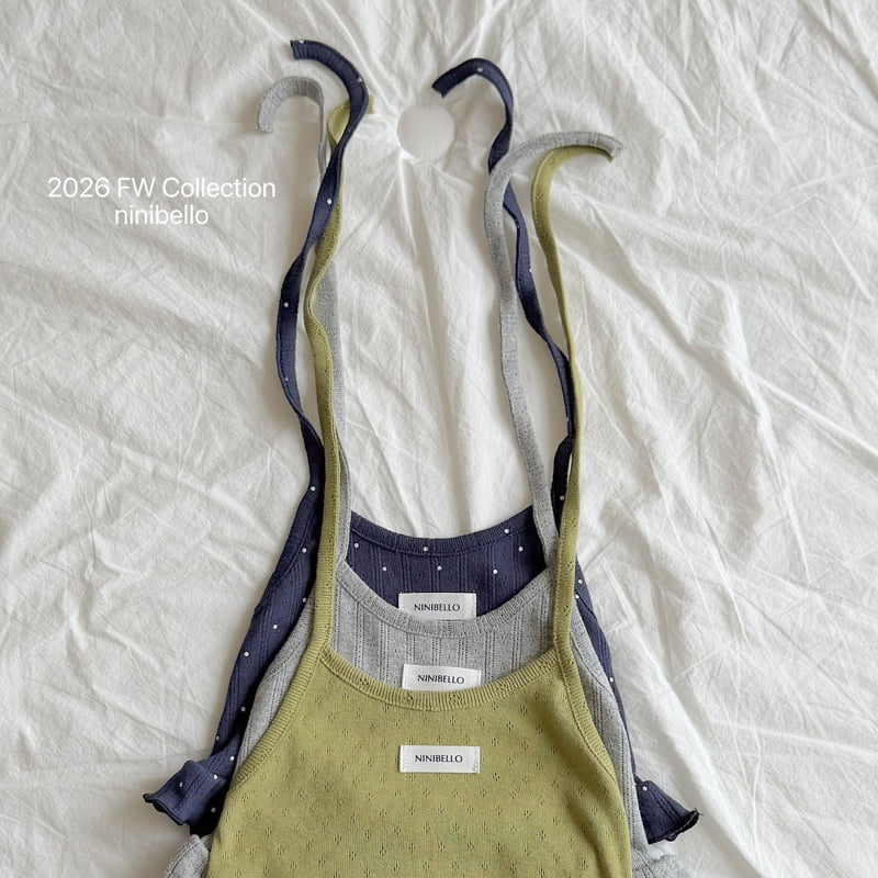 Ninibello - Korean Children Fashion - #kidsshorts - Vivi Eyelet Halter Neck - 4