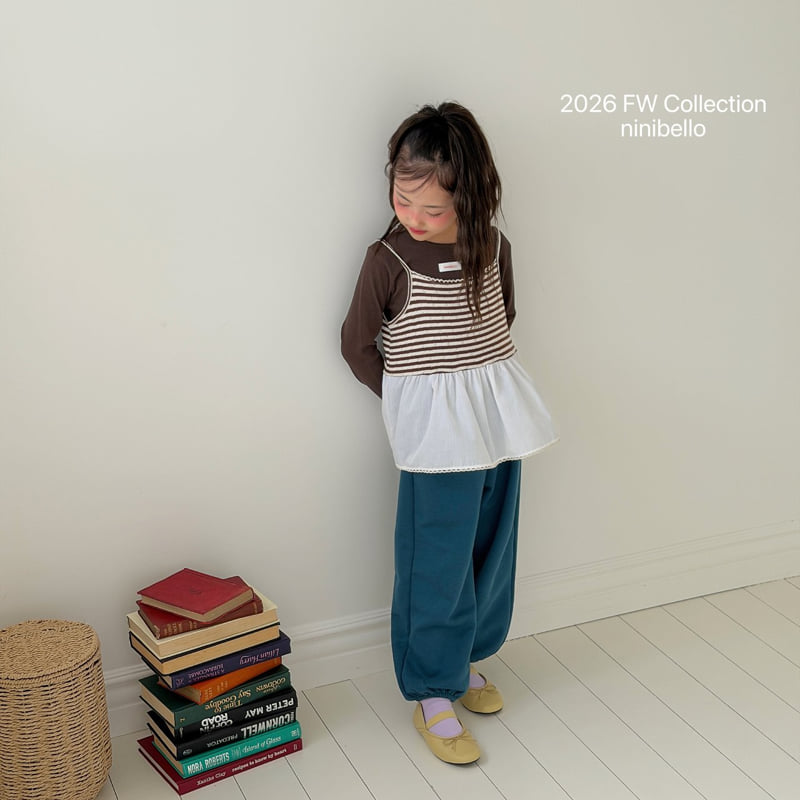 Ninibello - Korean Children Fashion - #kidsstore - Tommy Stripe Bustier - 5