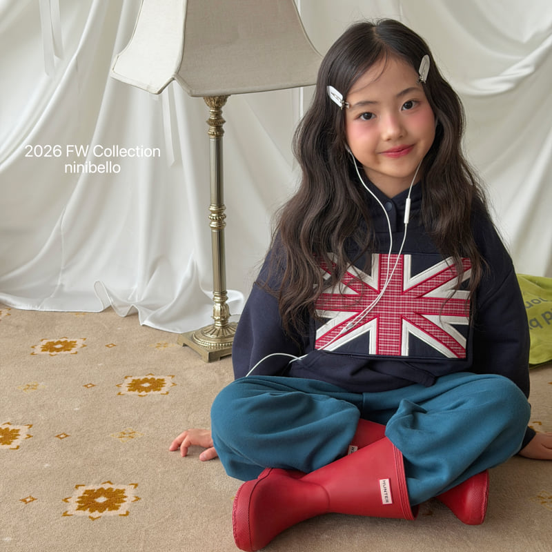 Ninibello - Korean Children Fashion - #kidzfashiontrend - London Patch Hoodie - 11