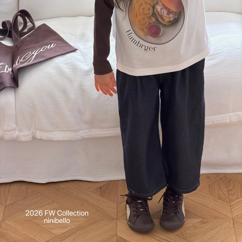 Ninibello - Korean Children Fashion - #kidzfashiontrend - Tommy Heart Denim Pants - 8