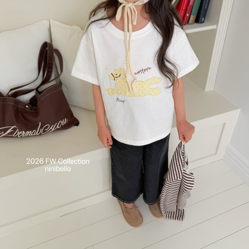 Ninibello - Korean Children Fashion - #kidzfashiontrend - Penny Pocket Denim Pants - 7