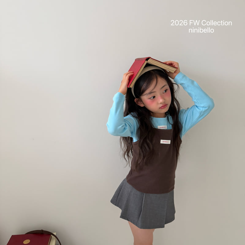 Ninibello - Korean Children Fashion - #kidsstore - Rosé Pleats Skirt - 4