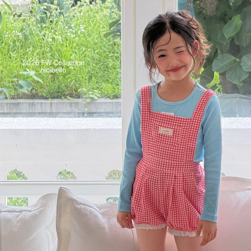 Ninibello - Korean Children Fashion - #kidzfashiontrend - Viv Ribbed Tee - 9