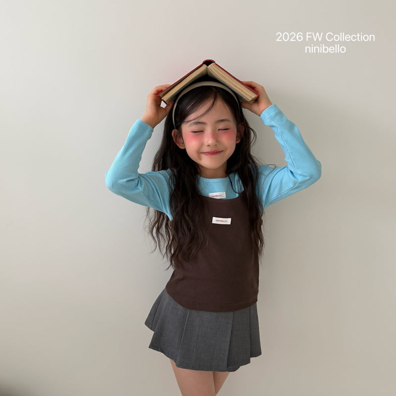 Ninibello - Korean Children Fashion - #kidzfashiontrend - Viv Ribbed Sleeveless Top