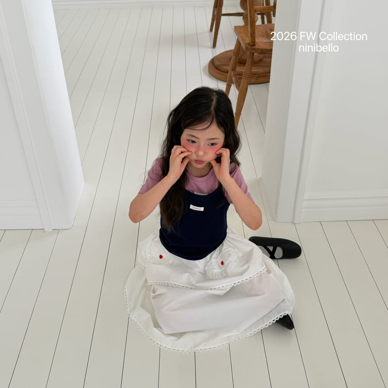 Ninibello - Korean Children Fashion - #kidzfashiontrend - Momo Apron Skirt - 12