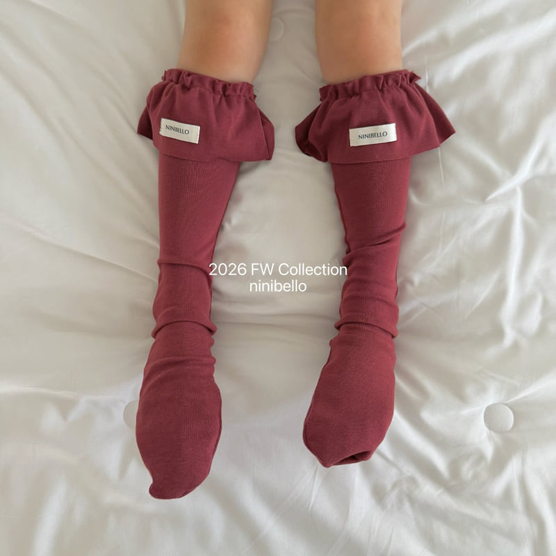 Ninibello - Korean Children Fashion - #kidzfashiontrend - Pintuck Frill Socks - 8