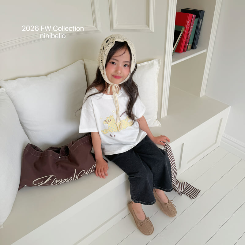 Ninibello - Korean Children Fashion - #littlefashionista - Penny Pocket Denim Pants - 9